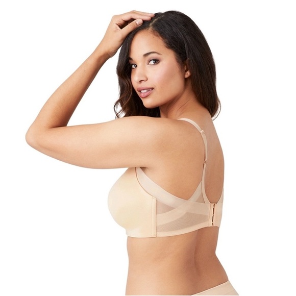 Wacoal Ultimate Side Smoother Wire Free T-Shirt Bra Size 40C Sand Color Nude - Picture 2 of 7